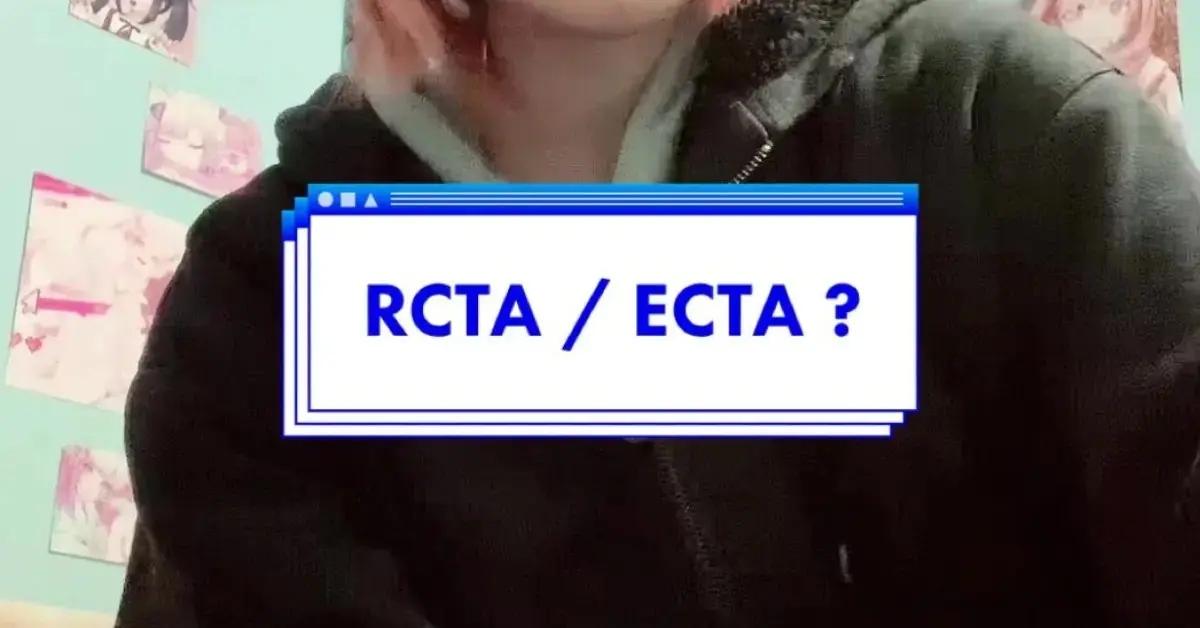 TikToker explaining what RCTA acronym means on TikTok