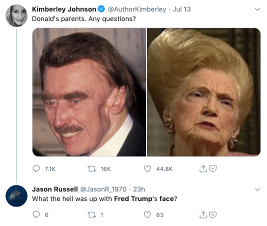 fred trump face what happened cancer