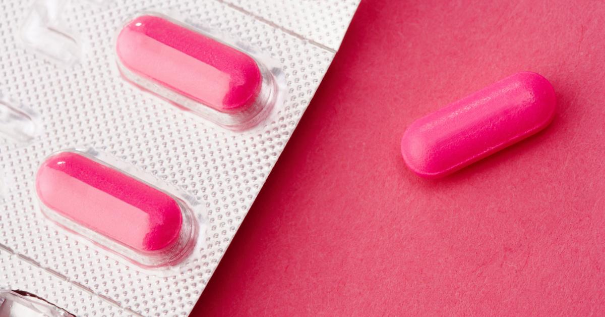 package of pink pills