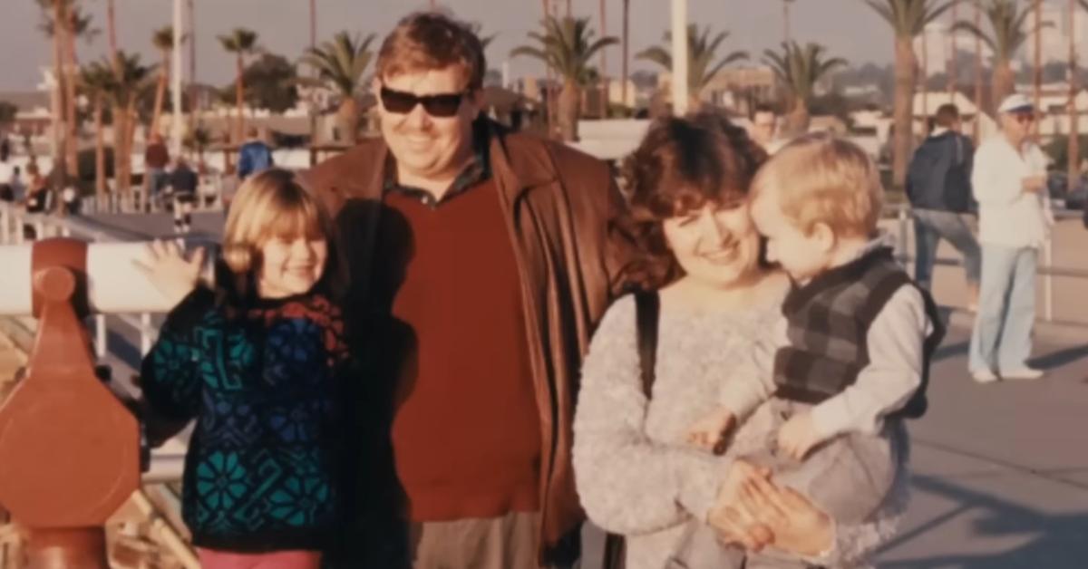 (l-r): Jennifer Candy, John Candy, Rosemary Horbor, and Chris Candy at an outing