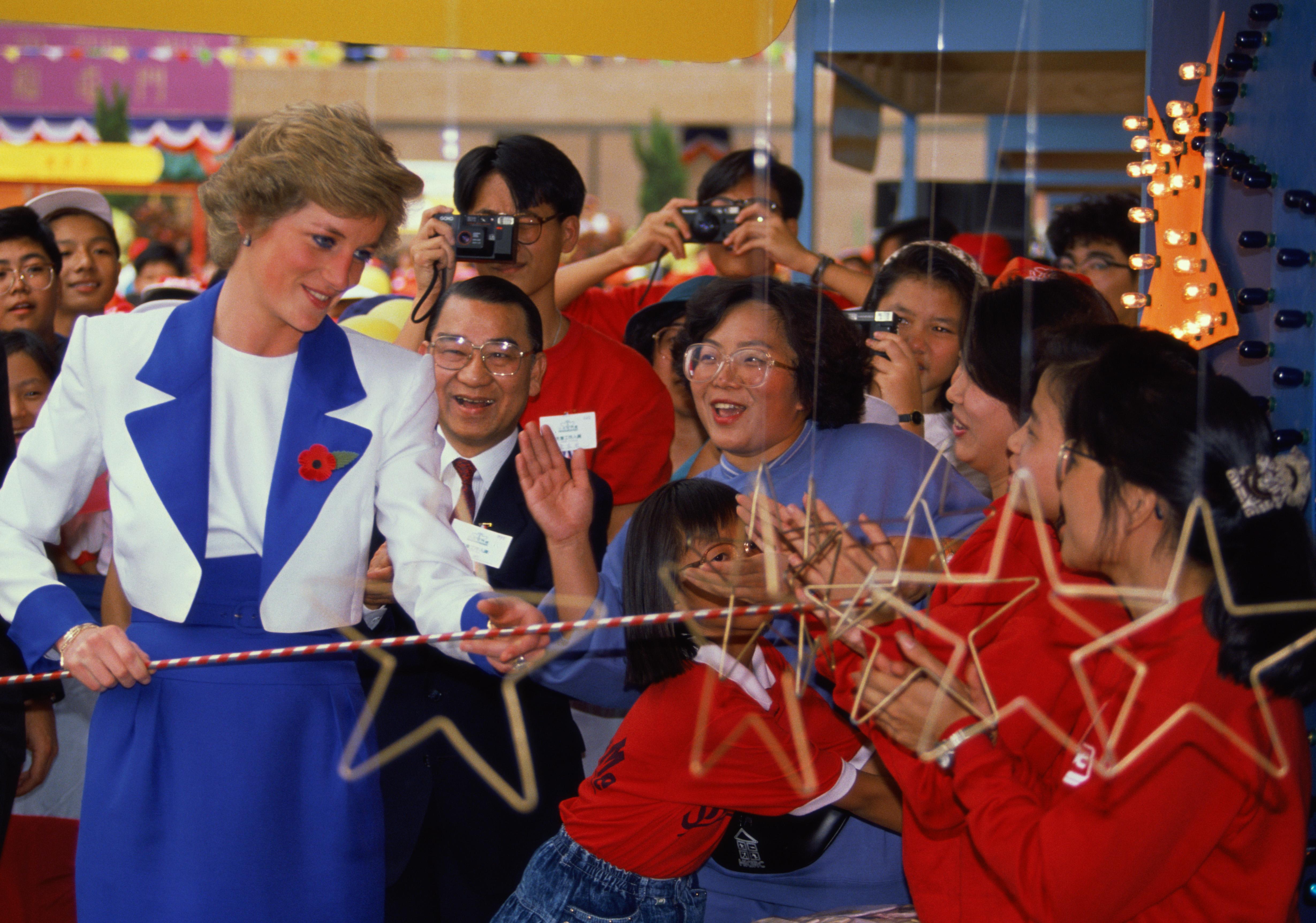 Princess Diana in Hong Kong