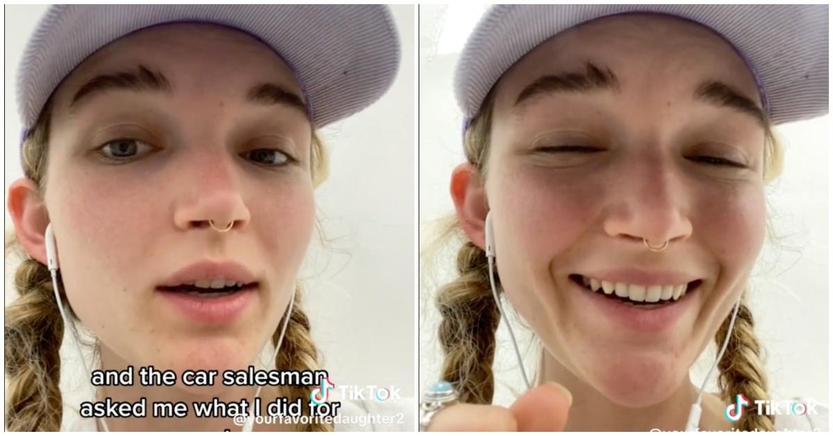 Car Salesman Asks Influencer For Her Instagram