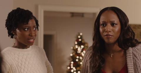 (l-r): Olivia's sister and Ashlei Sharpe Chestnut as Olivia