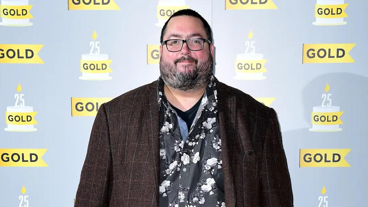 Ewen MacIntosh attending Gold's 25th birthday party and the launch of UKTV Original Murder on the Blackpool Express on Oct. 11, 2017 