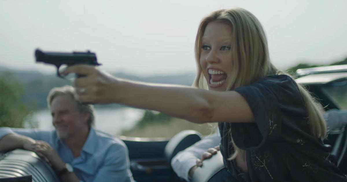 Mia Goth as Gabi in 'Infinity Pool'