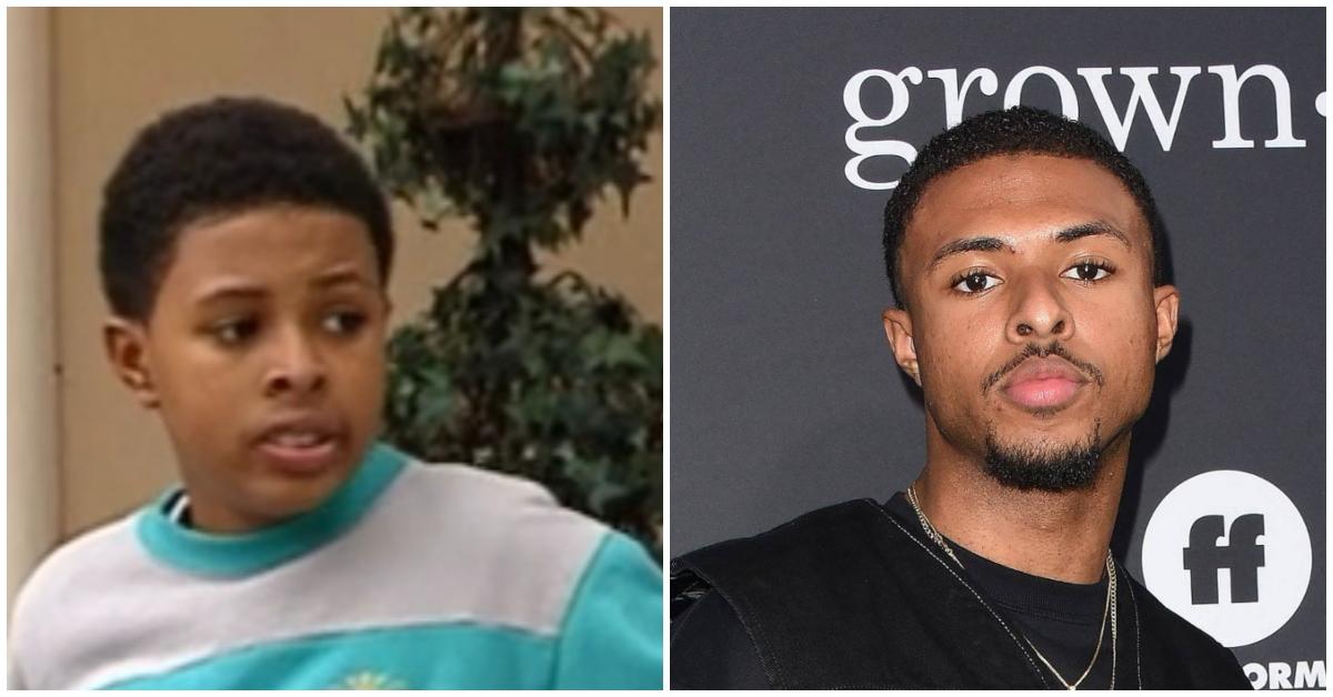 (l-r): Diggy Simmons on 'Run's House' and Diggy Simmons now