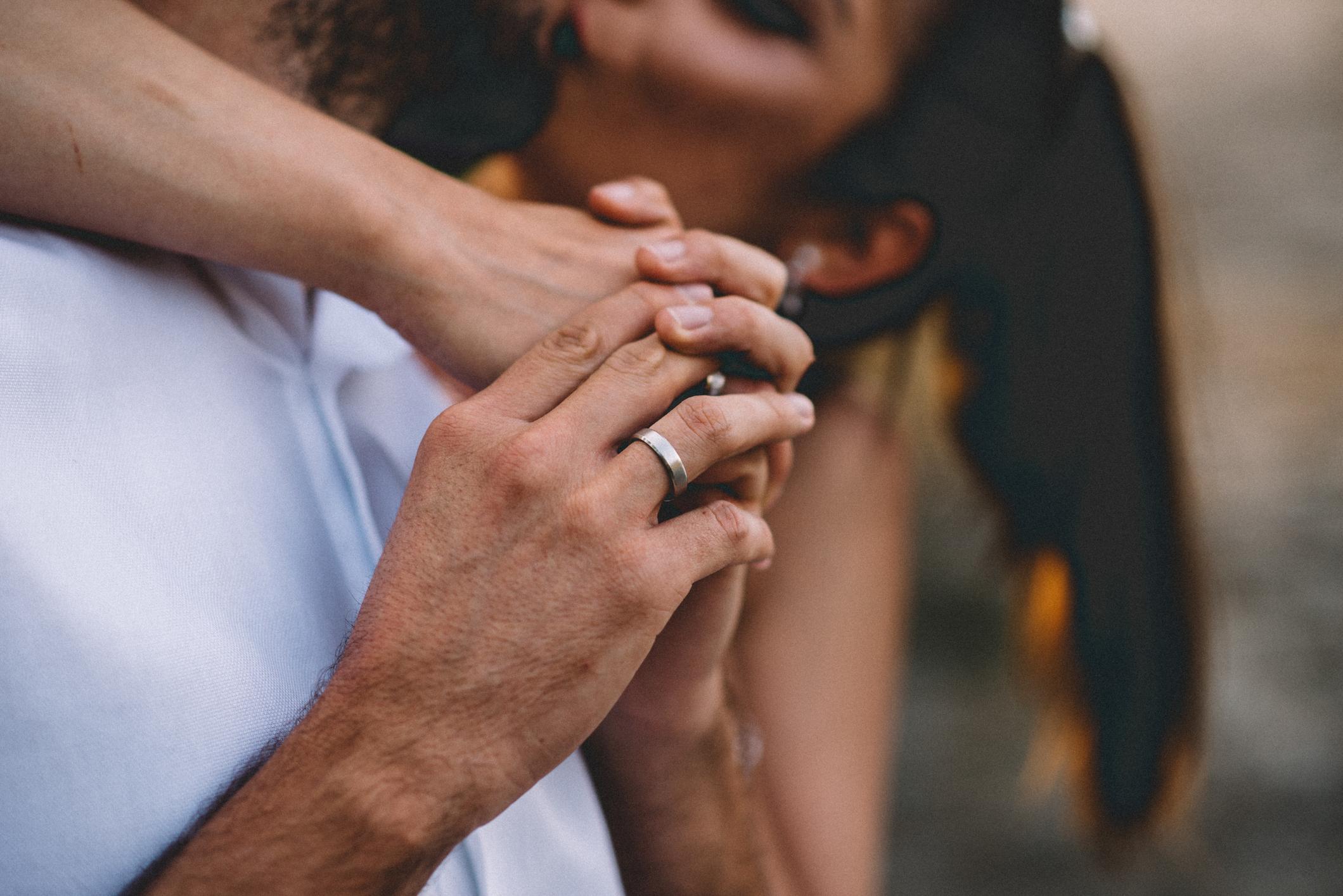 wedding red flag rings