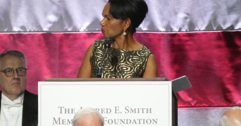 Condaleeza Rice at the Al Smith Dinner.