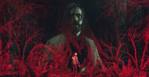 'Alan Wake 2' key art showing FBI agent Saga and writer Alan Wake.