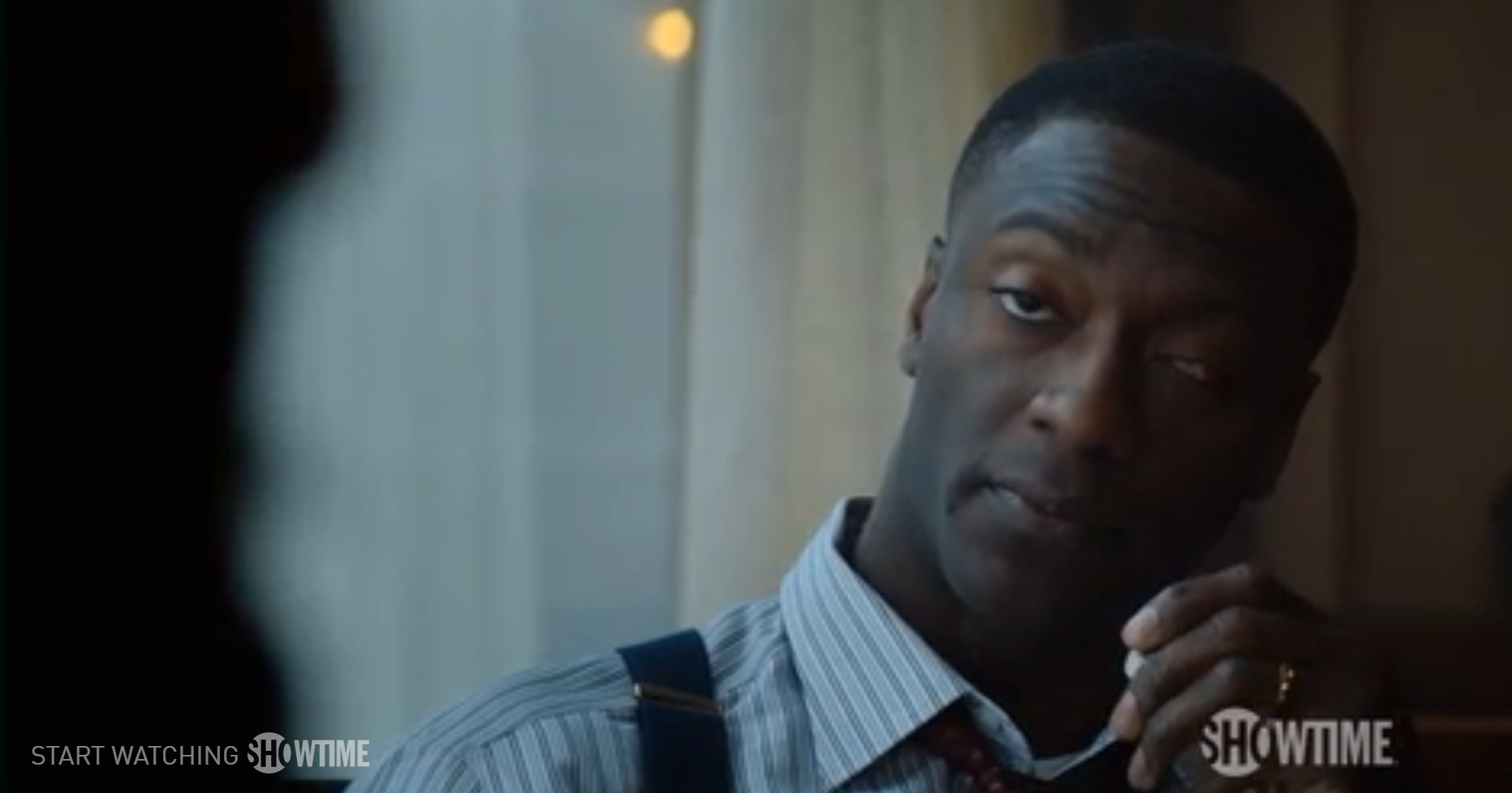 aldis hodge fake eye