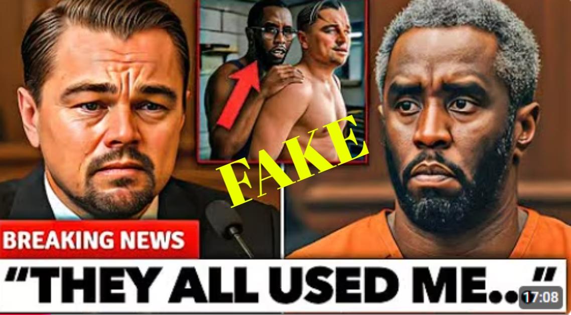 A YouTube channel faked a video showing Leonardo DiCaprio supposedly testifying at Diddy's trial
