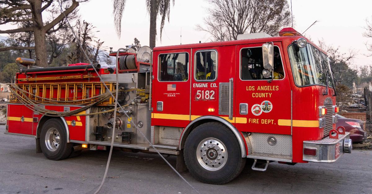 A fire truck.