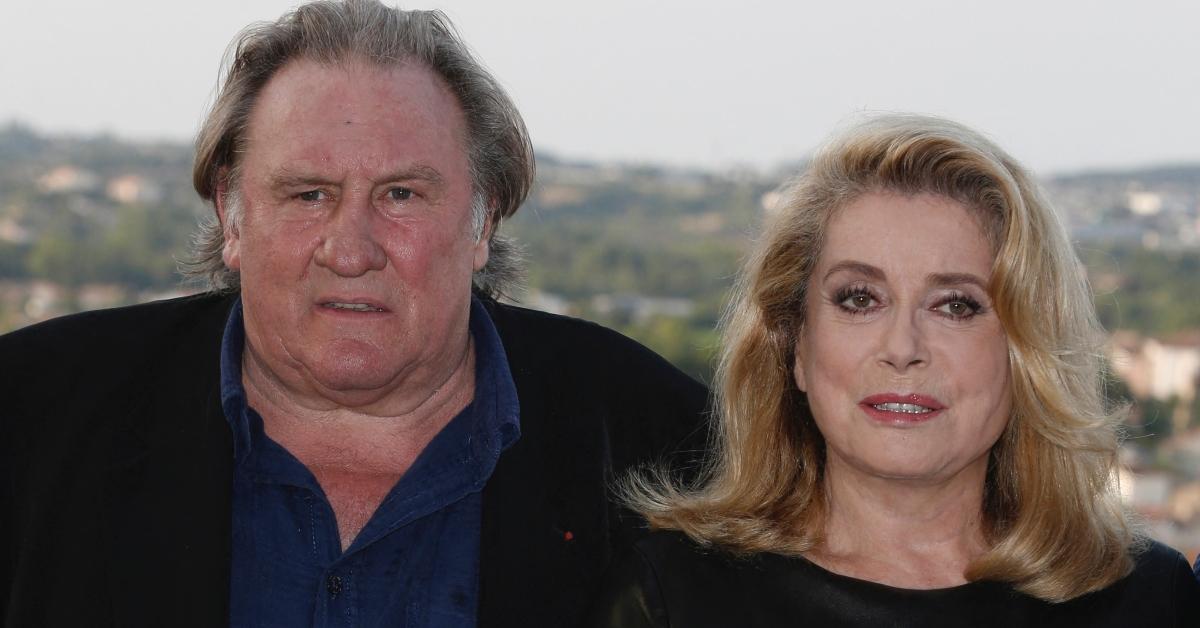 Catherine Deneuve and Gerard Depardieu attend the Angouleme Festival