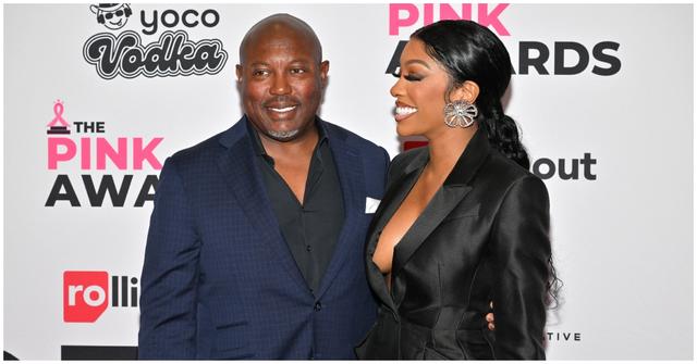 (l-r): Simon Guobadia and Porsha Williams