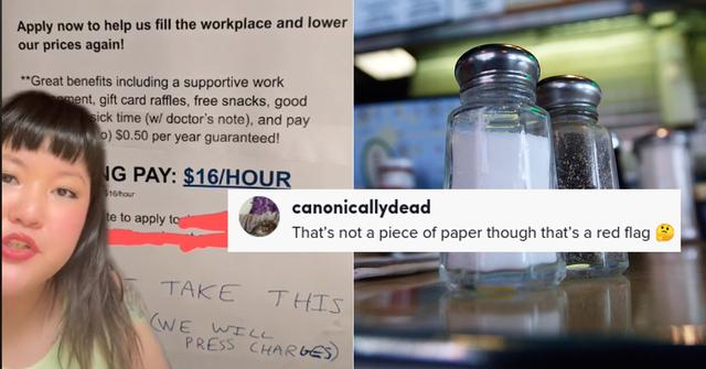 Restaurant Red Flag Job Posting