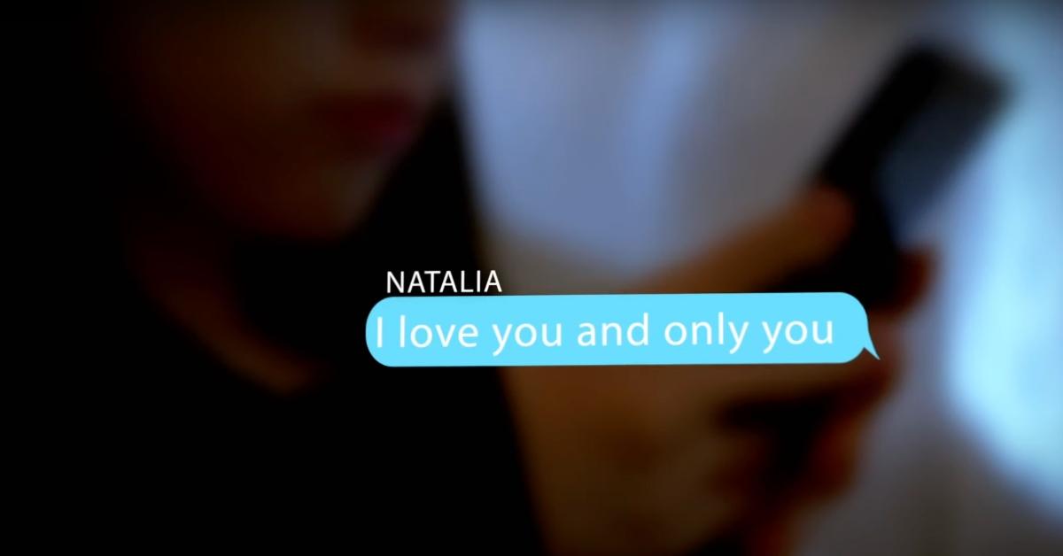 Natalia Grace texting with her boyfriend Neil