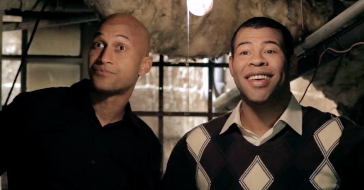 Key and Peele during a scene in their show 'Key & Peele'.