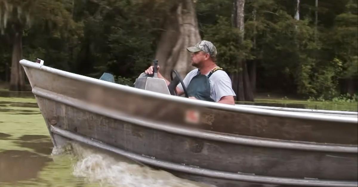 Junoir on boat 'Swamp People'