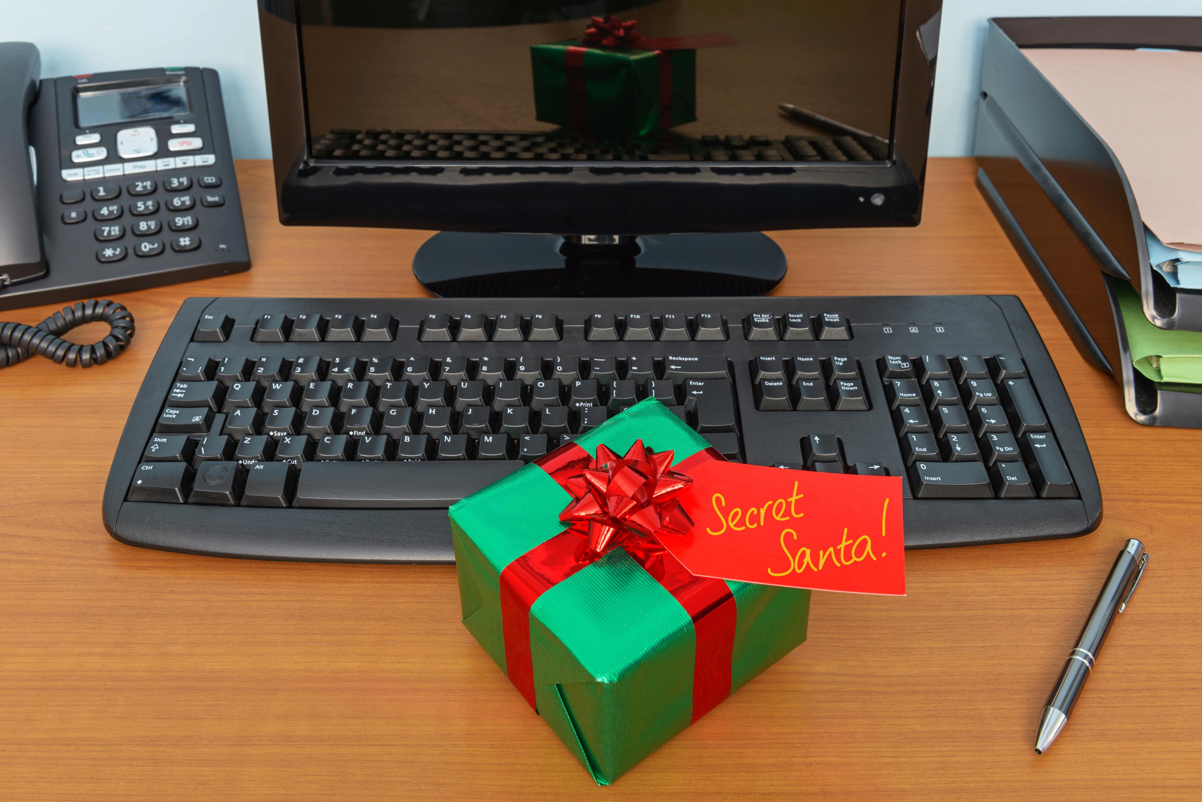 fun ways to do secret santa desk