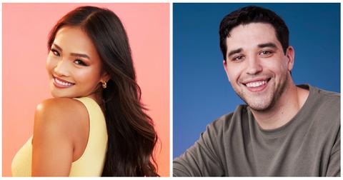 Jenn Tran and Devin Strader pose for their official 'The Bachelor' and 'The Bachelorette' portraits.