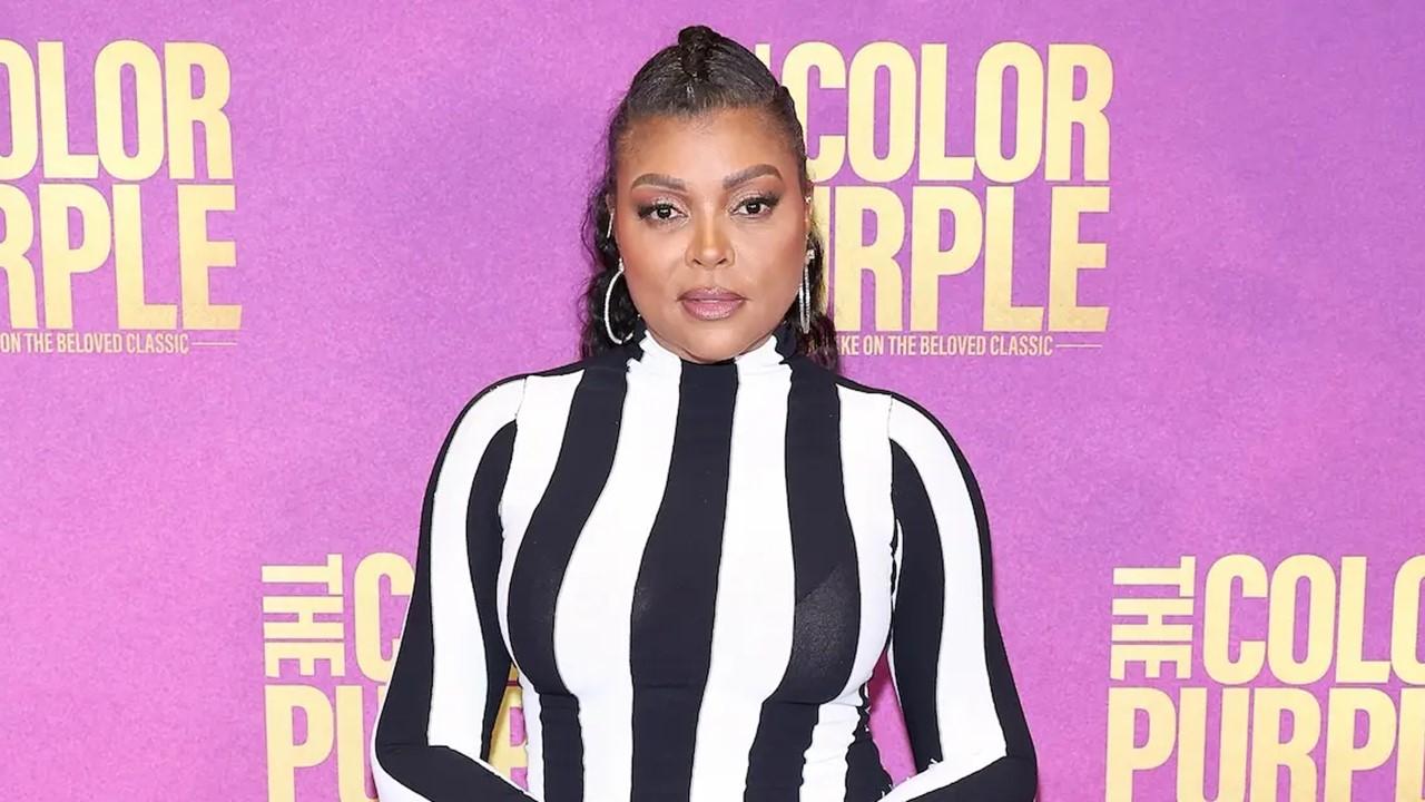 Taraji P. Henson at a screening event for The Color Purple on Dec. 13, 2023 