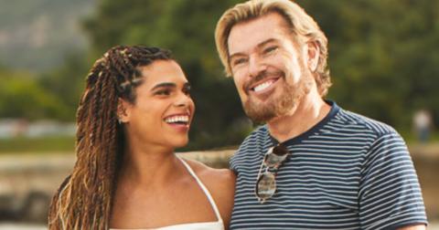 Alliya and Shawn on the beach in Brazil on 90 Day Fiance: Love In Paradise