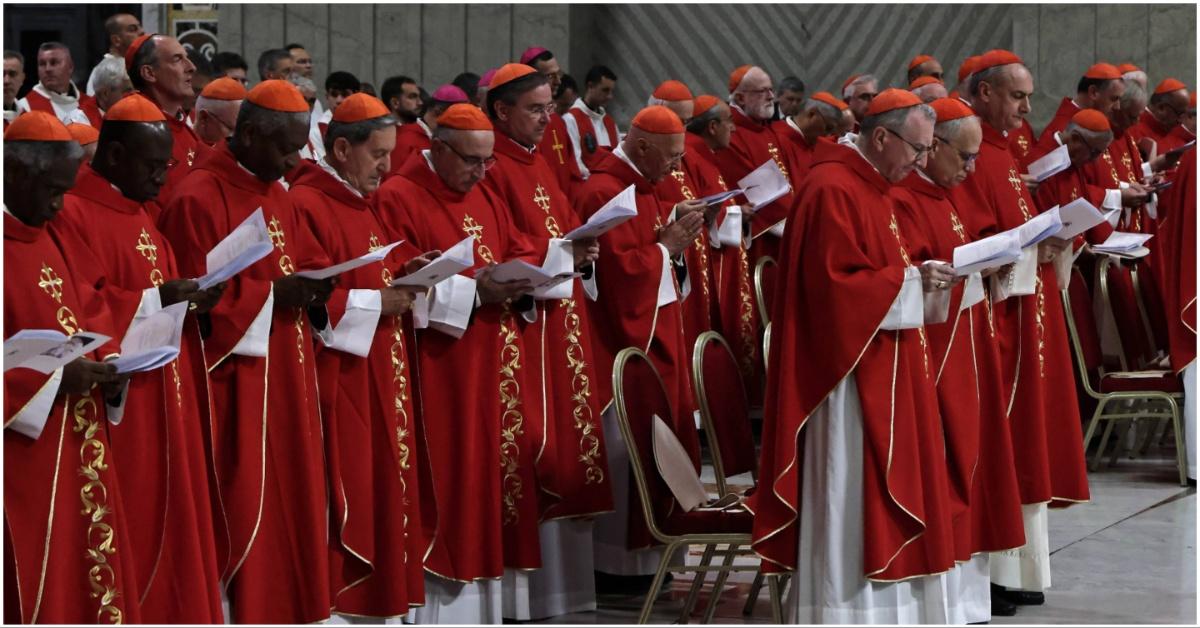why do Cardinals wear different hats in this photo