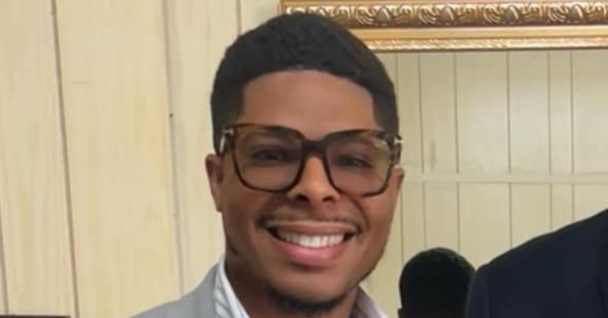 Da'Quarius Green posing at his church