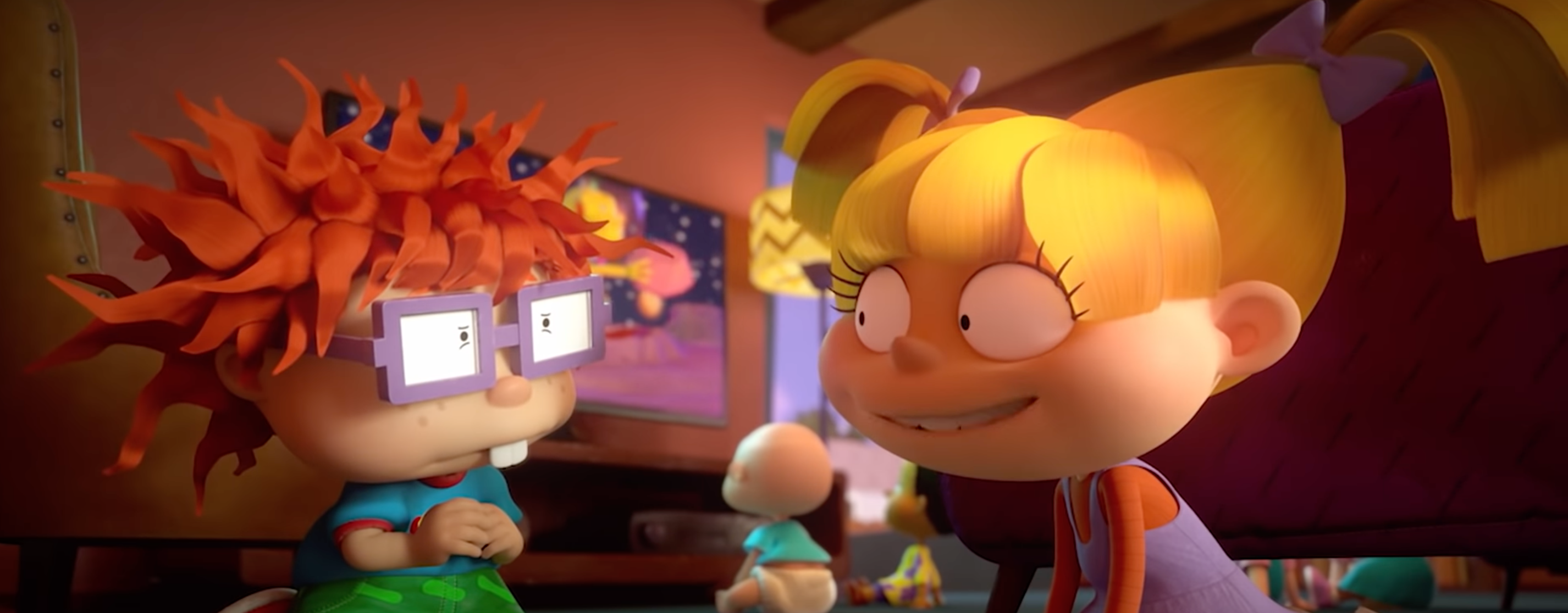 Chuckie and Angelica from 'The Rugrats' Reboot