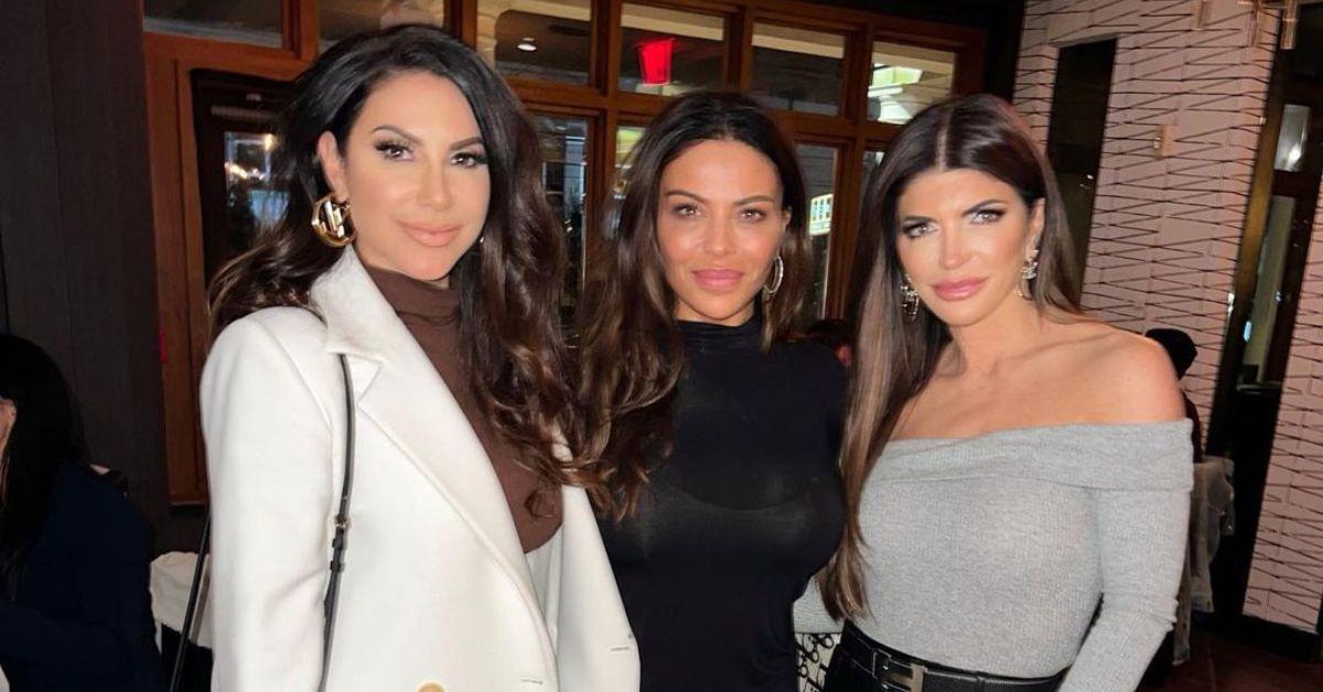 (l-r): Jennifer Aydin, Dolores Catania, and Teresa Giudice