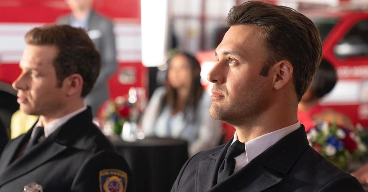 Eddie Diaz (Ryan Guzman) in a suit on '9-1-1'