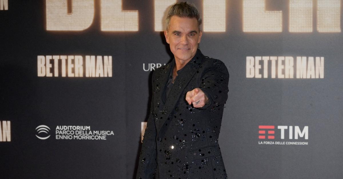 Robbie Williams at the 'Better Man' premiere