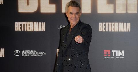 Robbie Williams at the 'Better Man' premiere