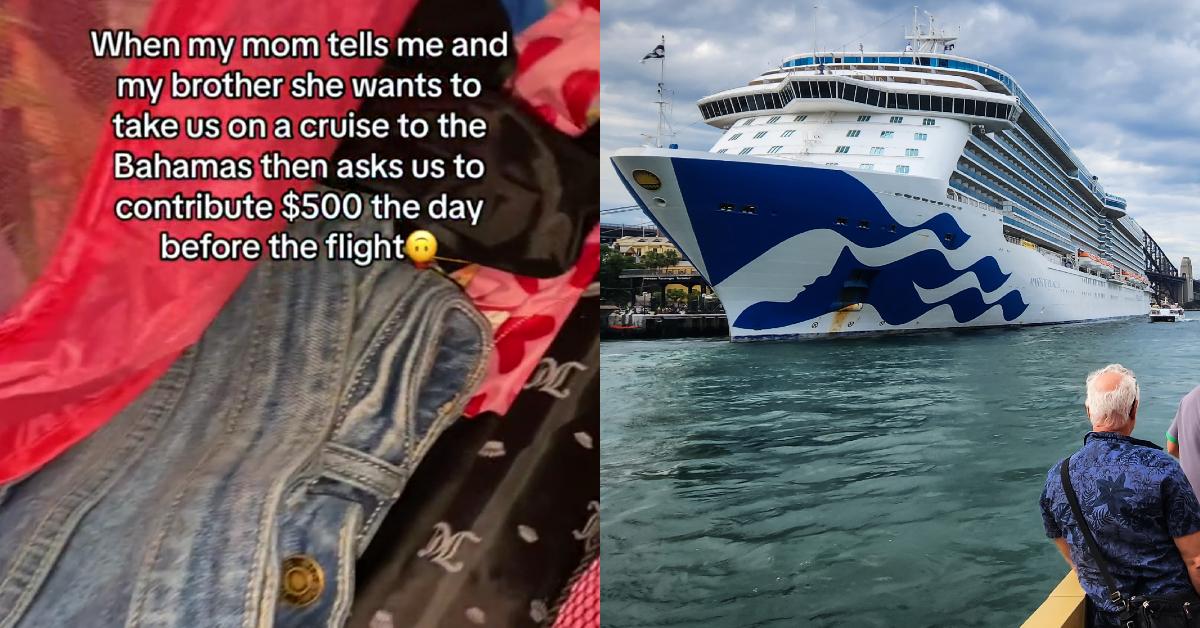 Mom Invites Kids on Cruise, Asks Them for $500 Day Before Flight