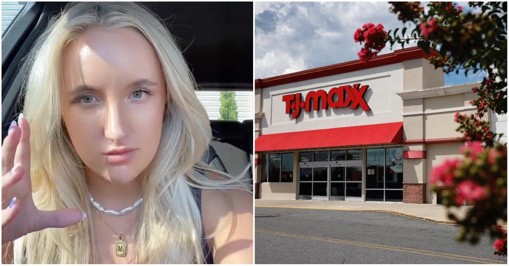 Woman Blocks a Shopper's Car in TJ Maxx Parking Lot