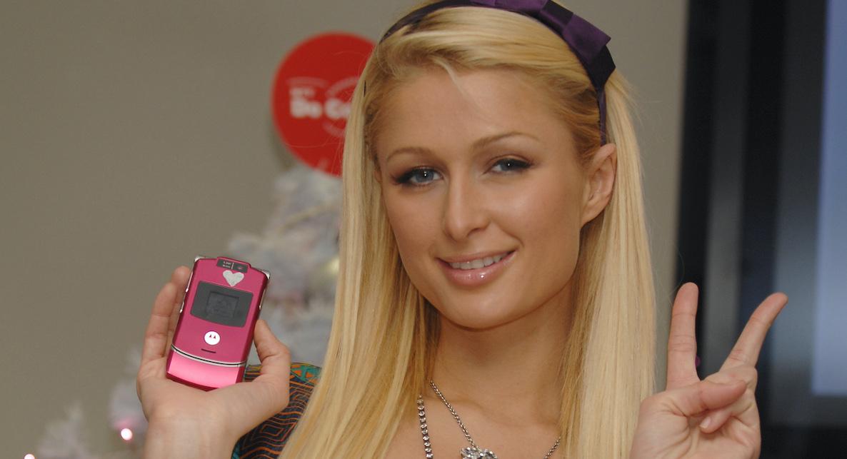 paris hilton razr