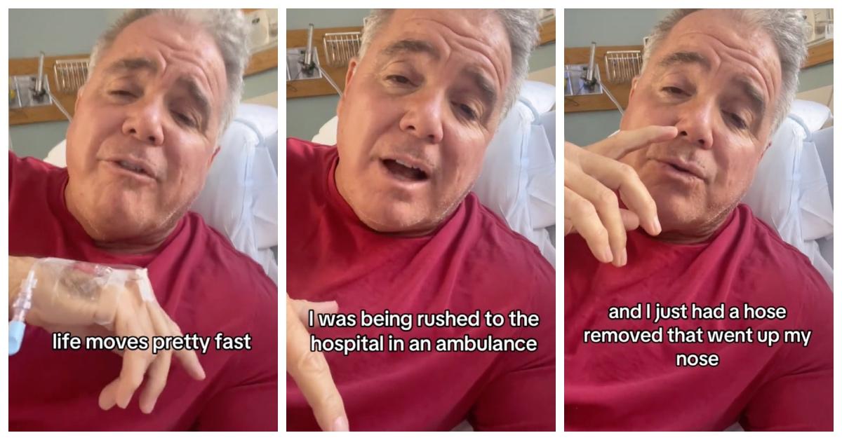 News anchor Doug Meehan explains his hospital visit