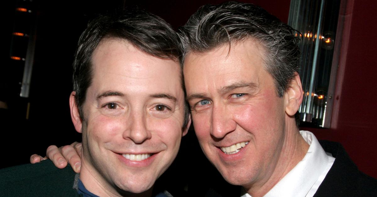 matthew broderick and alan ruck pose together