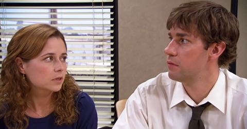 Jim and Pam in 'The Office'