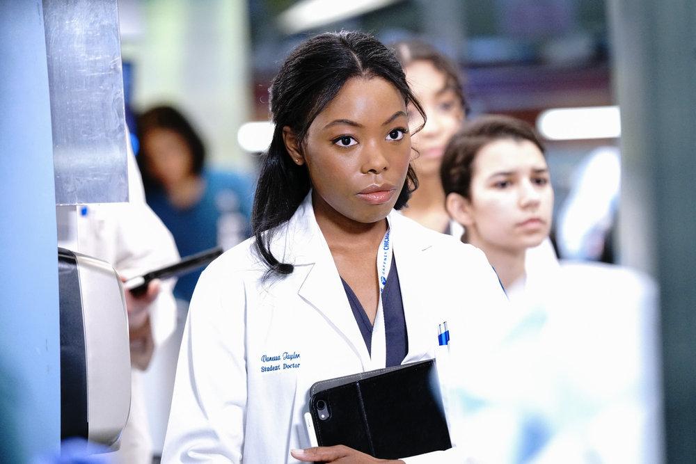 Asjha Cooper as Vanessa Taylor in 'Chicago Med'