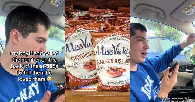 Boyfriend Calls Miss Vickie’s Chips to Compliment, Gets Surprise