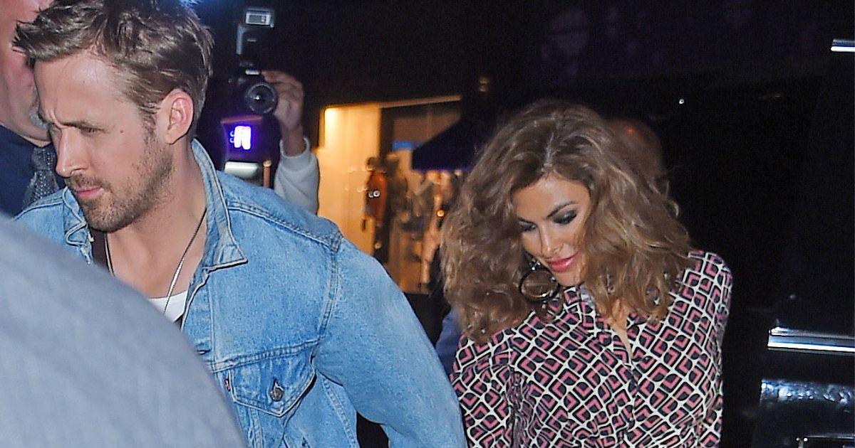 Ryan Gosling with wife Eva Mendes