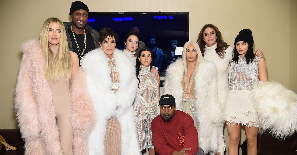 Lamar with the Kardashians and Jenners