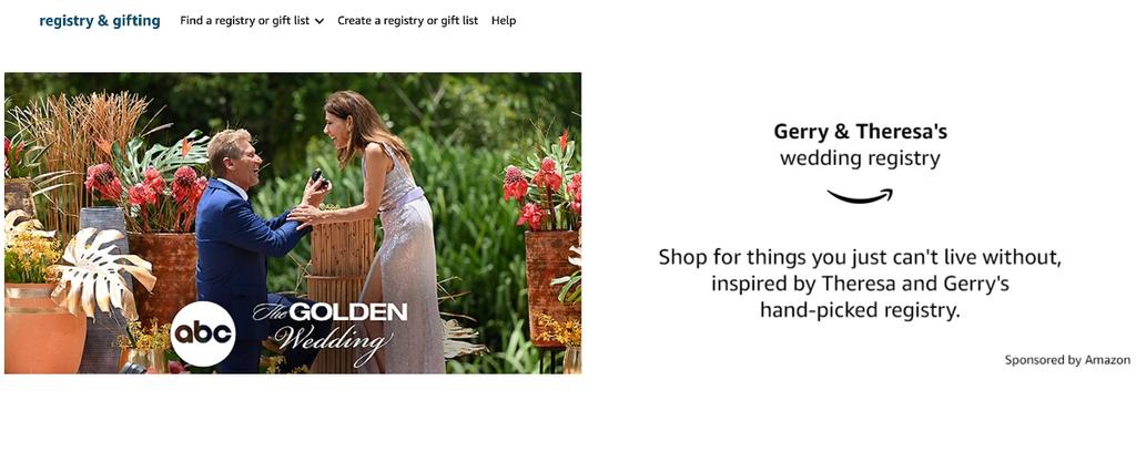 The Golden Bachelor Amazon Registry Is a Weird Choice