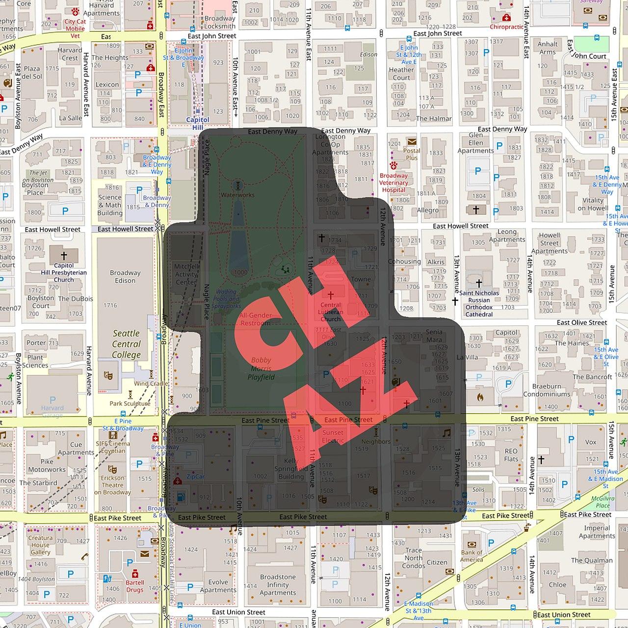 chaz seattle on a map What Is An Autonomous Zone And What S Going On In Seattle Right Now chaz seattle on a map