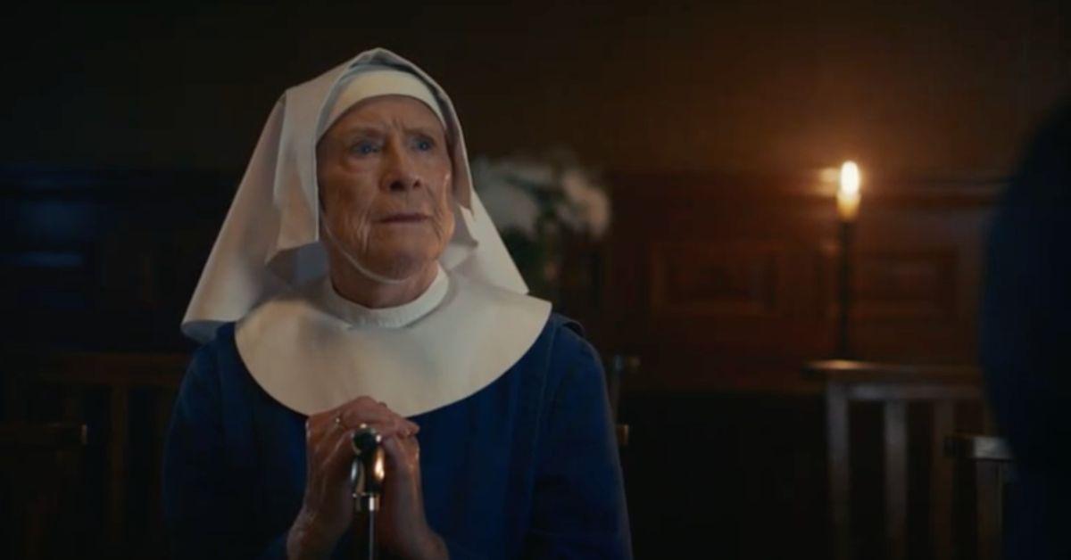 Sister Monica Joan during a scene in the Season 12 finale in 'Call the Midwife'