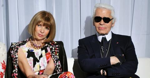 Anna Wintour and Karl Lagerfeld