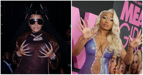 (l-r): Nicki Minaj and Megan Thee Stallion