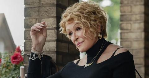 Glenn Close in a black dress in 'The Deliverance.'