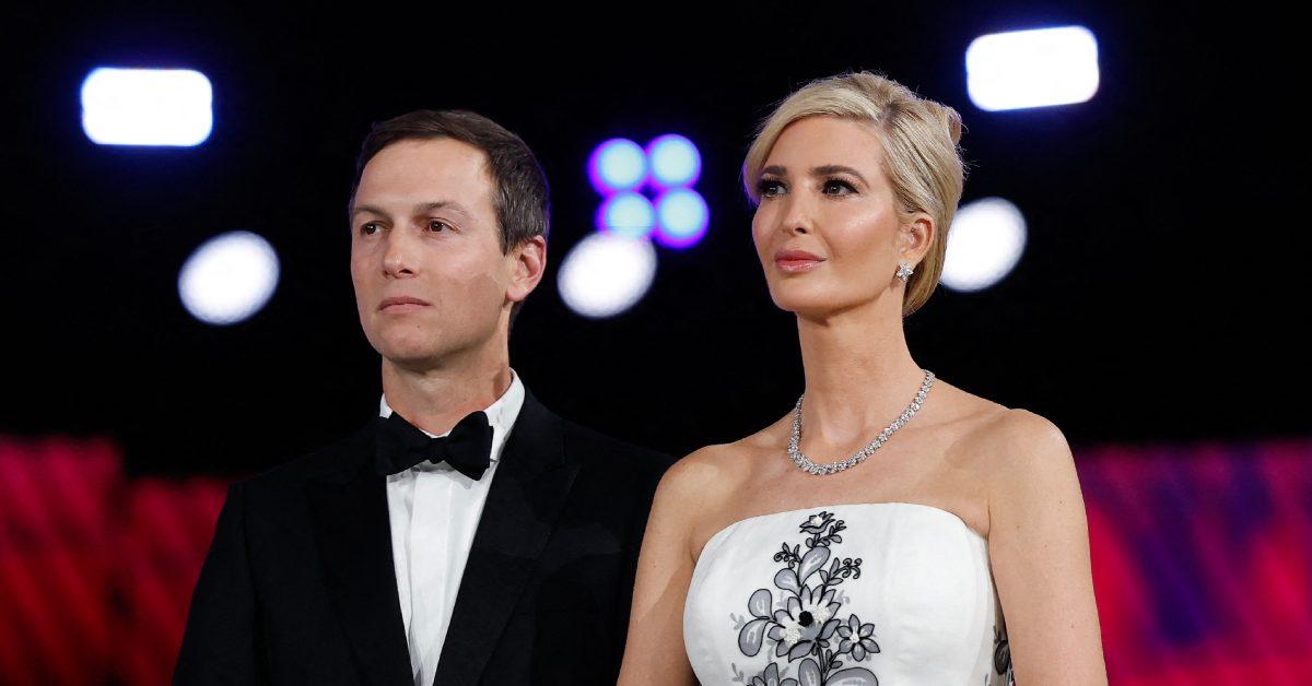 Ivanka Trump and Jared Kushner at Trumps' 2025 inaguration.